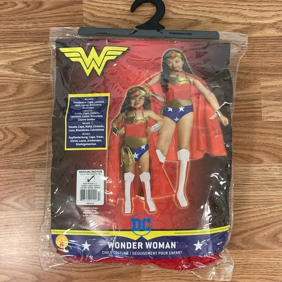 Rubies Justice League Wonder Woman Child Costume Size Medium Girls 8-10 - Picture 2 of 9